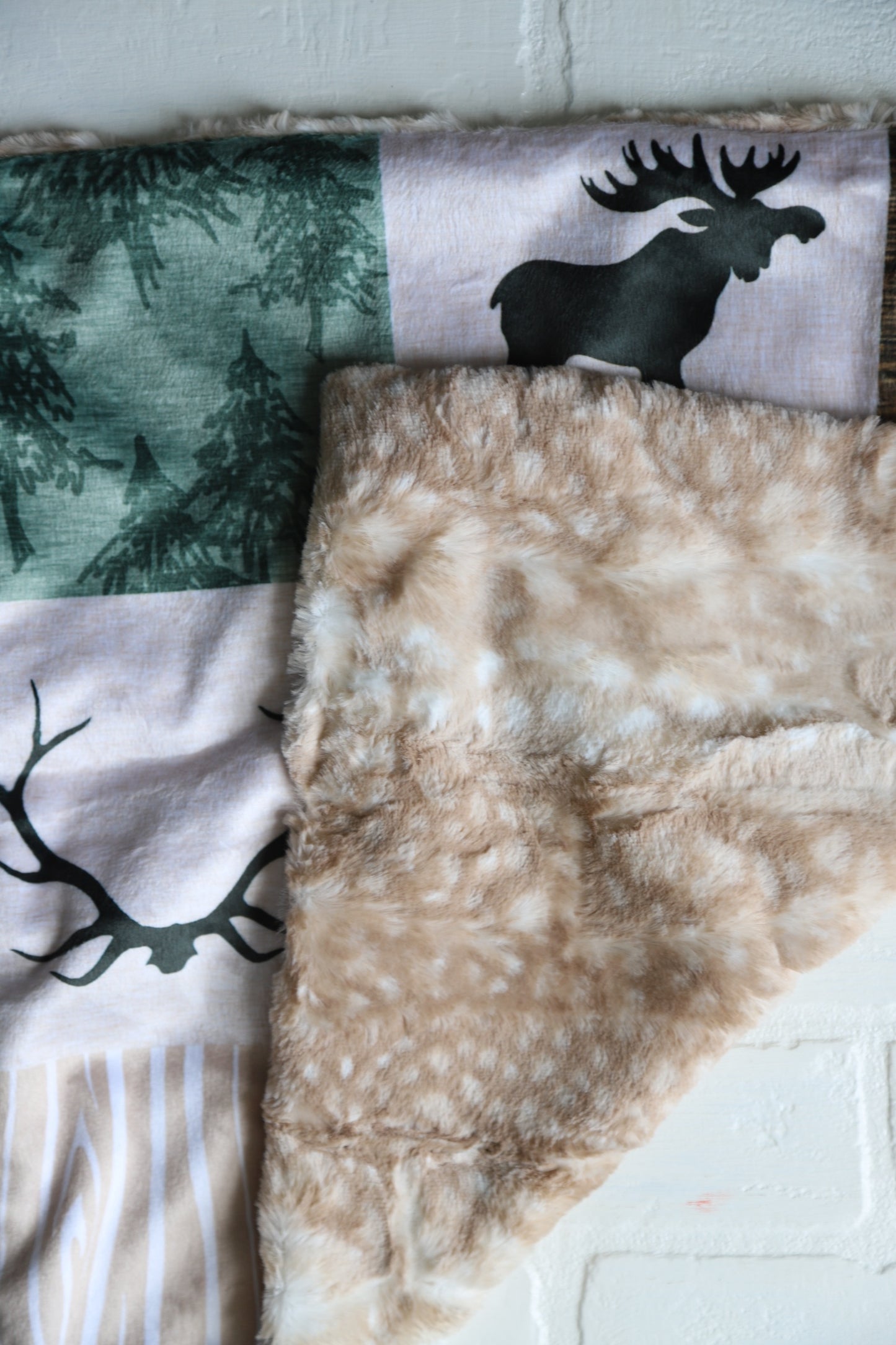 Wild One Deer Wildlife Lovey Blanket