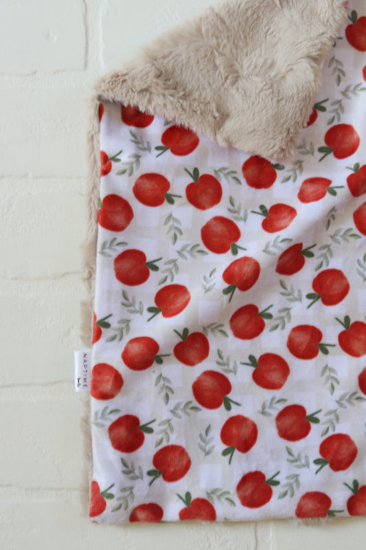 Apple Gingham Lovey Blanket