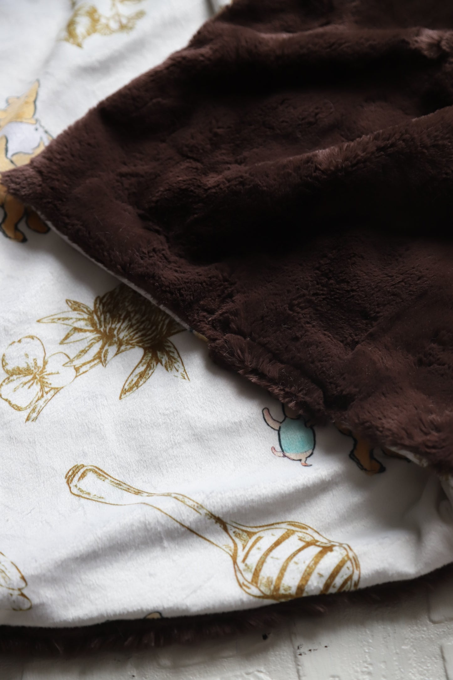 Pooh Bear Honey XL Lovey Blanket (larger size)