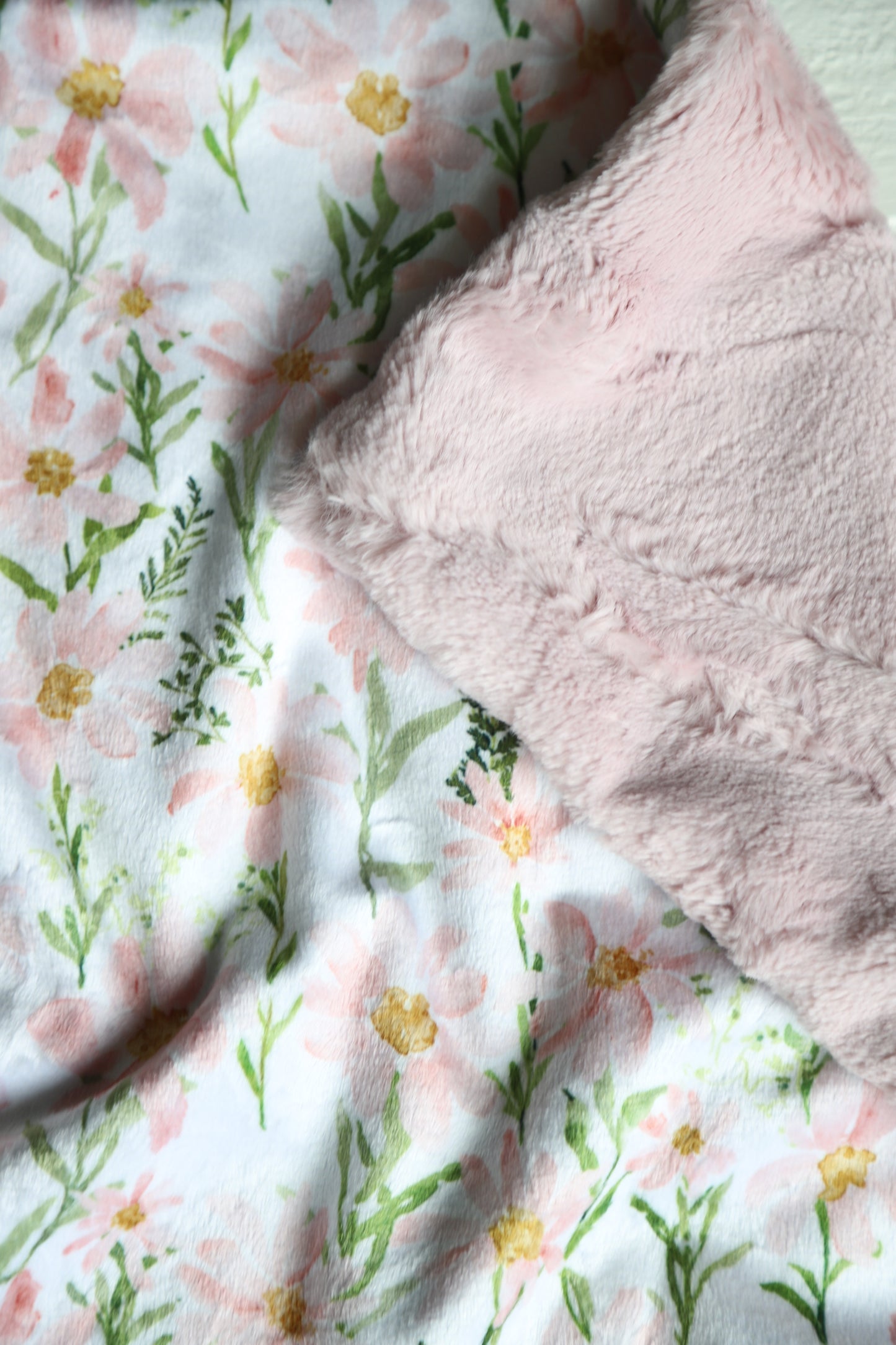 Pink and Sage Daisy Lovey