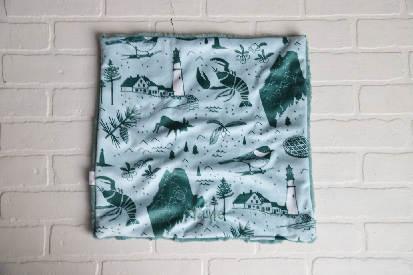 Maine Adventure Lovey Blanket