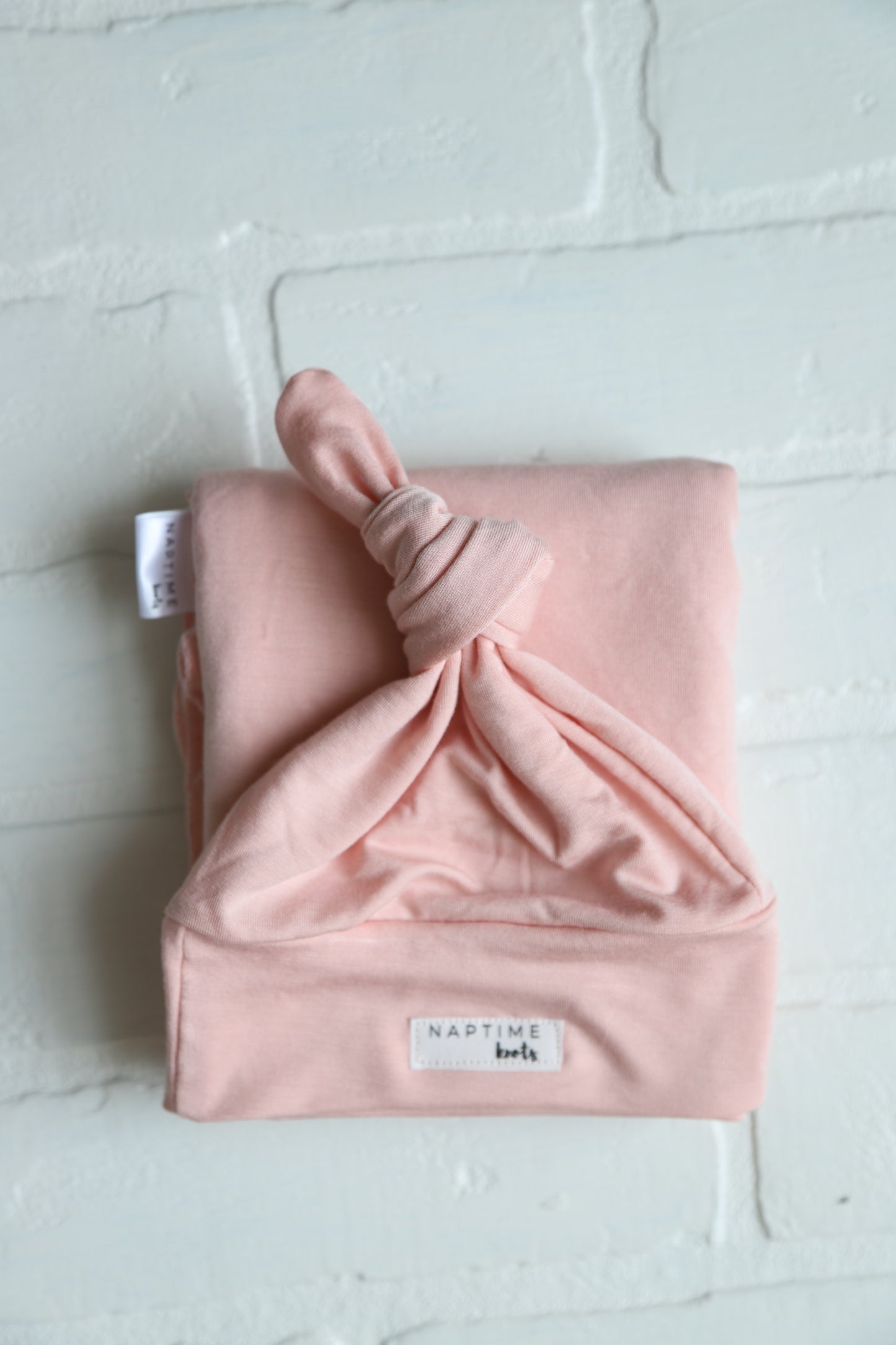 Blush Pink Bamboo Hat/Swaddle Sets