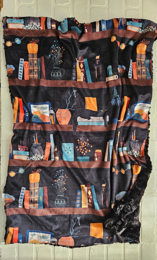 Library Bookcase XL Lovey Blanket (larger size)