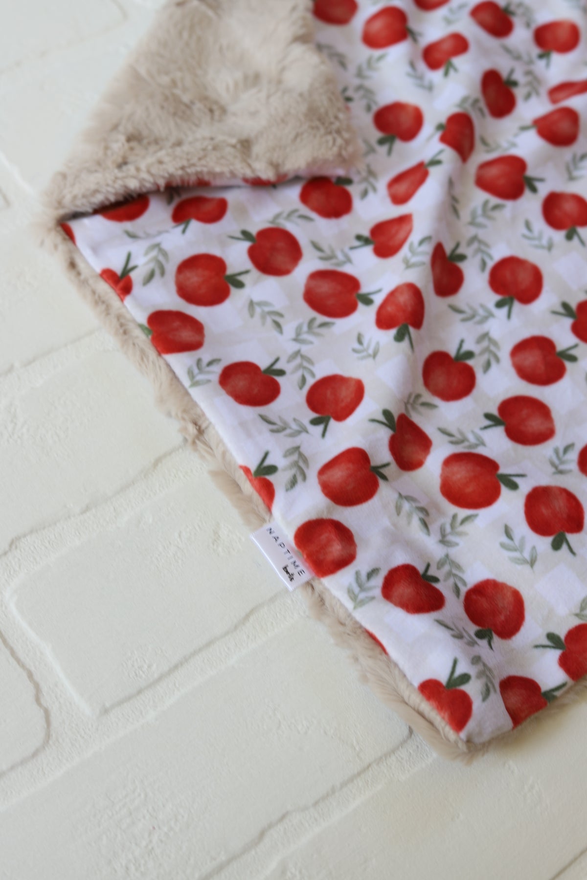 Apple Gingham Lovey Blanket
