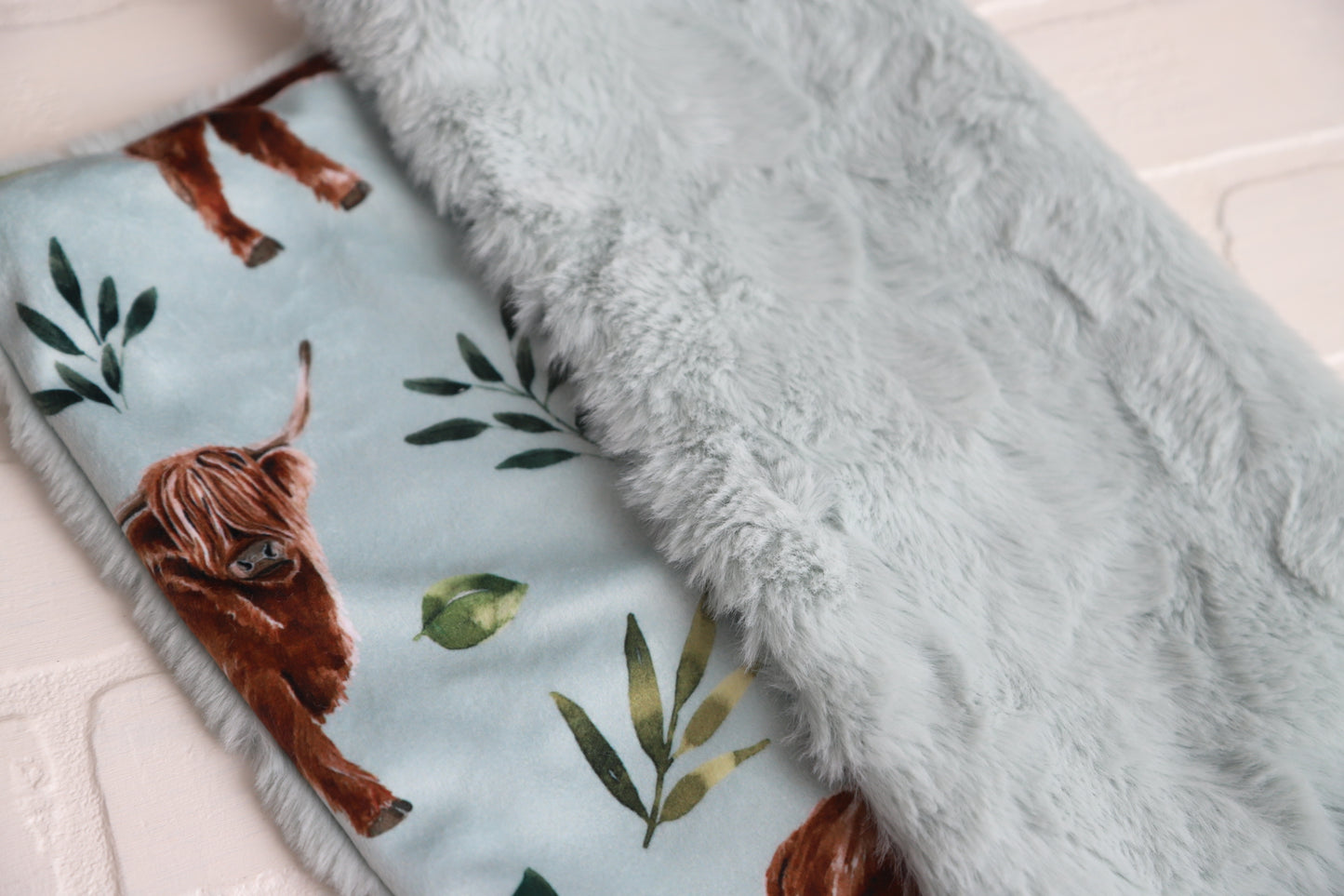 Highland Cow Lovey Blanket