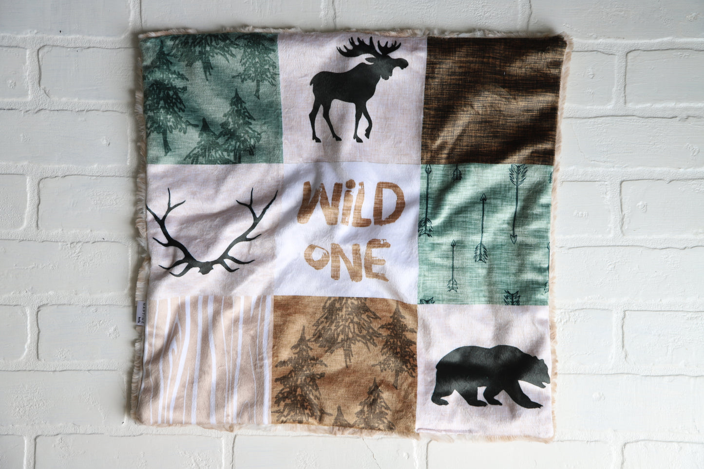 Wild One Deer Wildlife Lovey Blanket