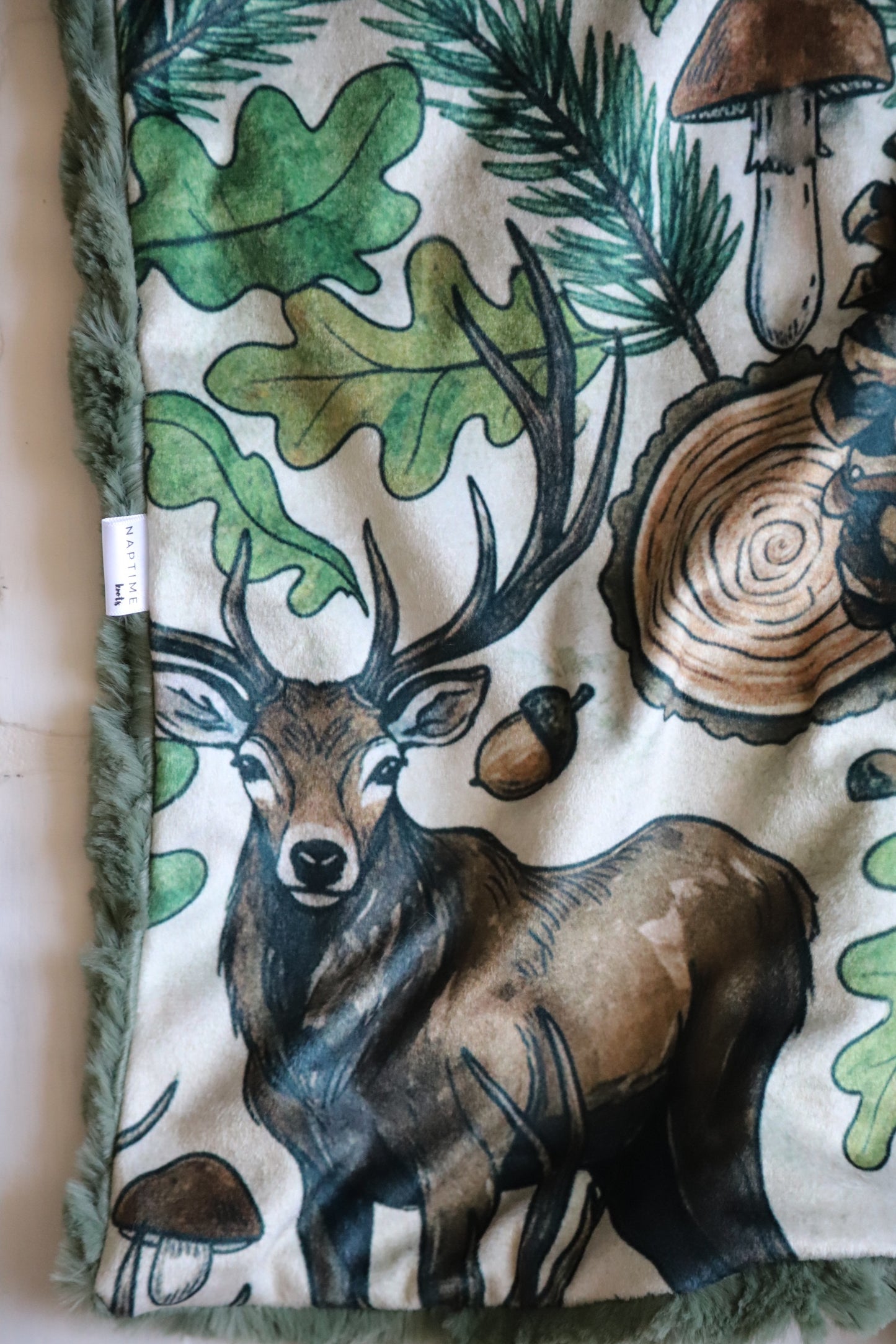 Big Woods Animals XL Lovey Blanket (larger size)