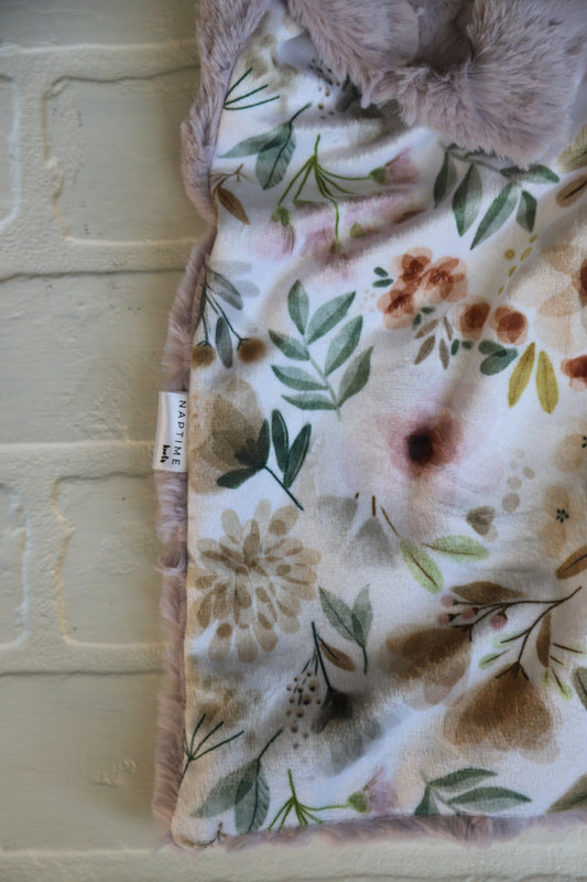 Woodland Meadow Purple Lovey Blanket