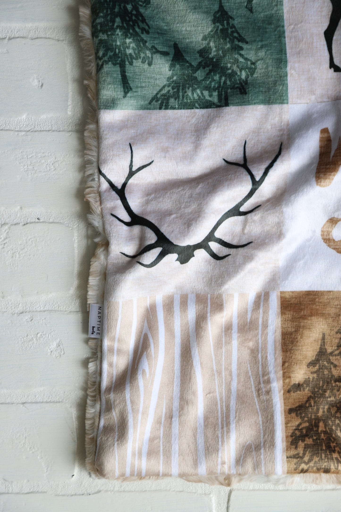 Wild One Deer Wildlife Lovey Blanket