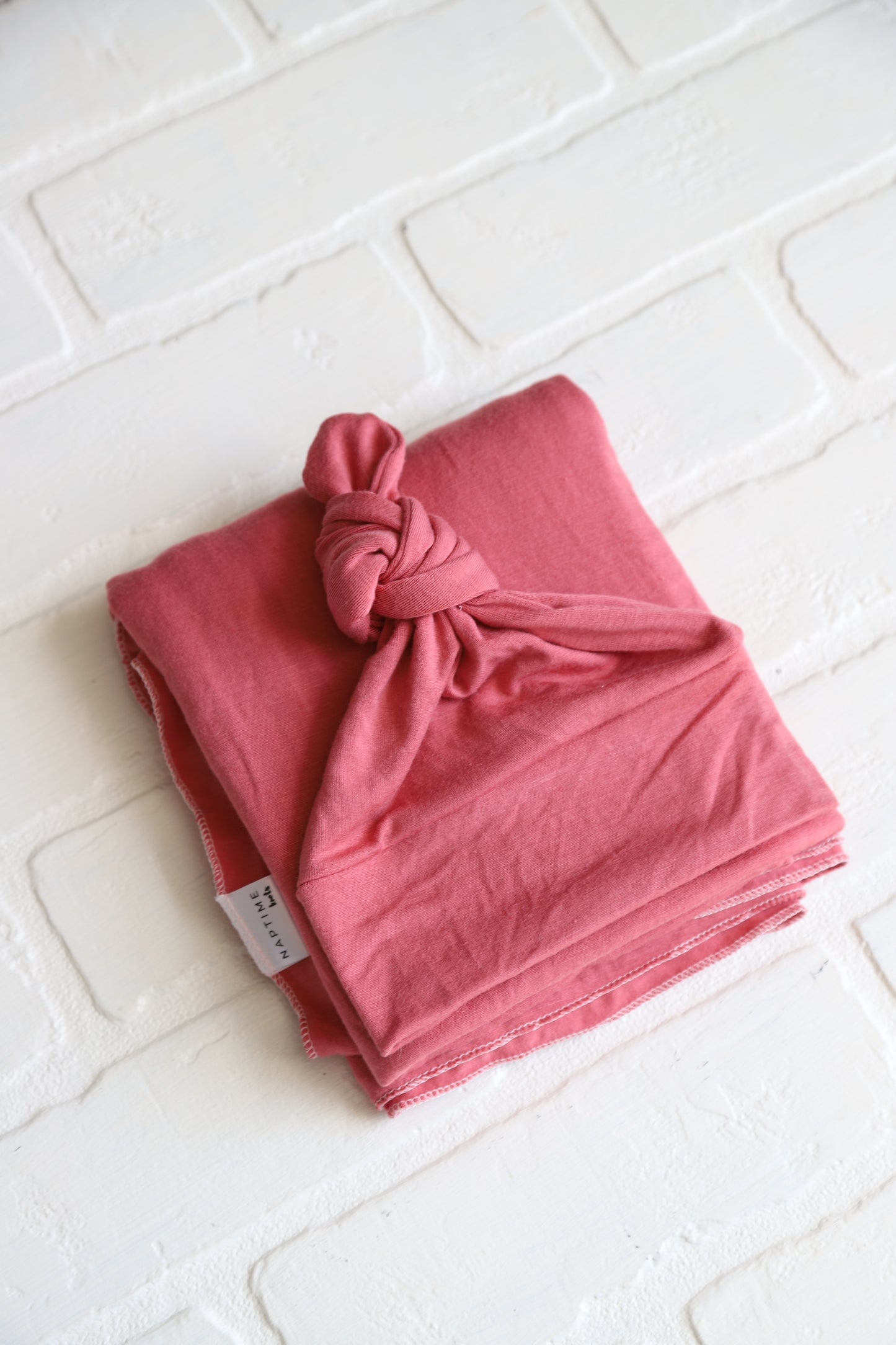 Coral Pink Hat/Swaddle Set