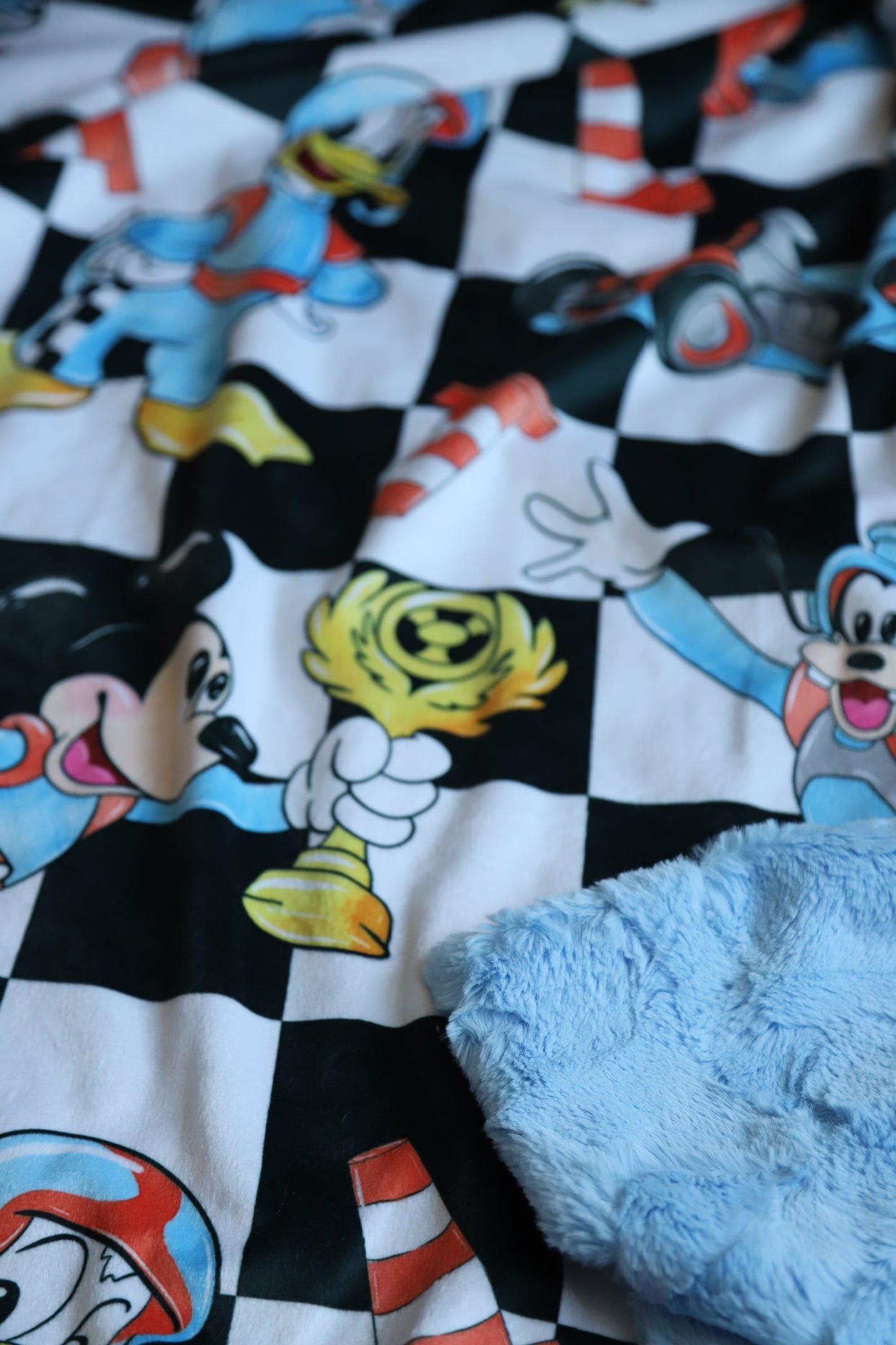 Mickey Mouse Roadsters XL Lovey Blanket (larger size)