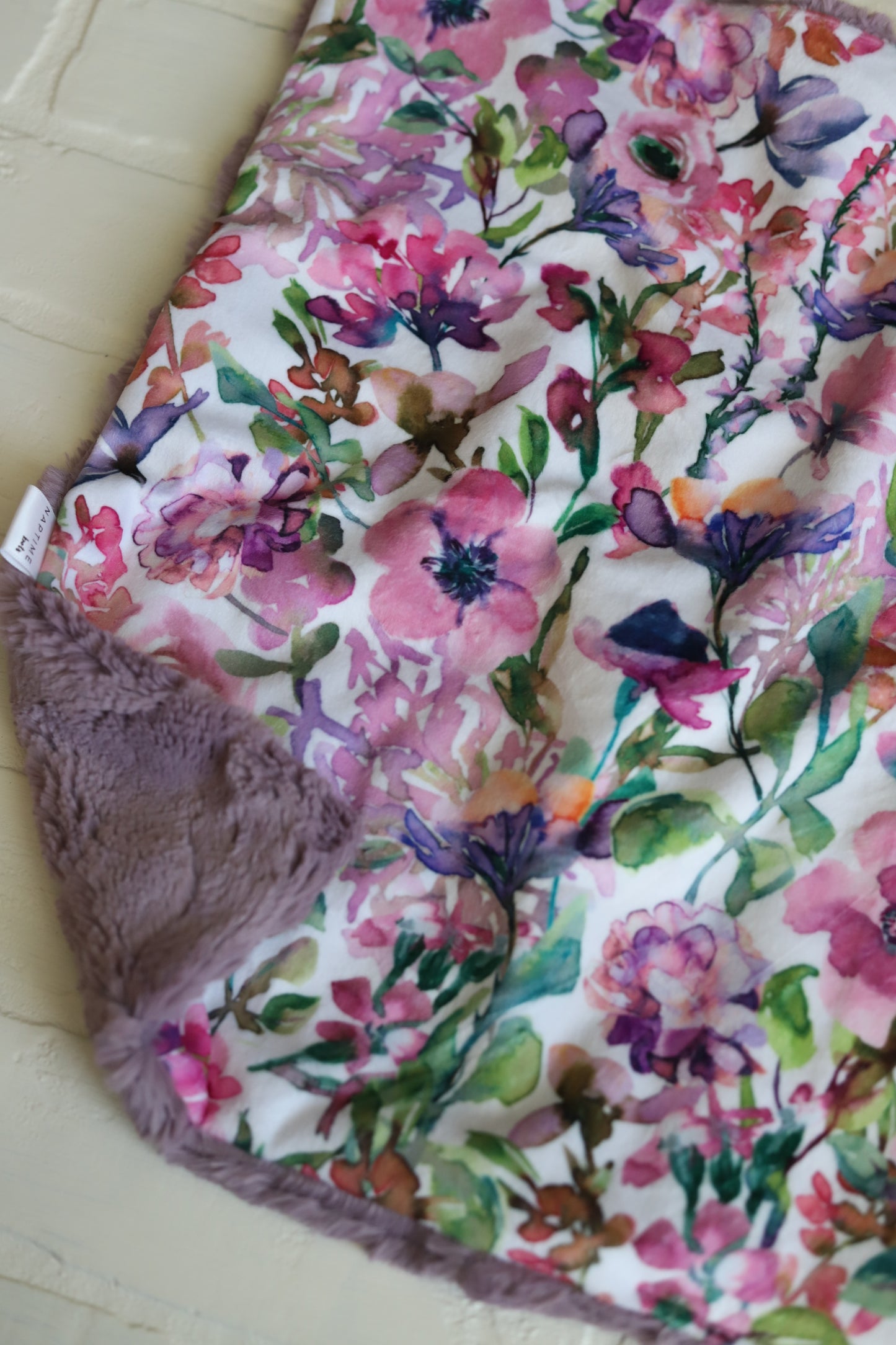 Purple Meadow Floral Lovey