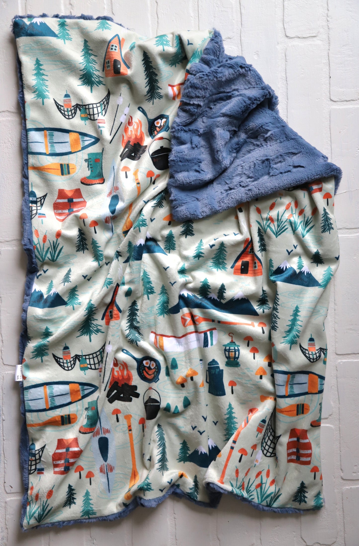 Camping XL Lovey Blanket (larger size)