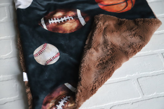 Sports Lovey Blanket