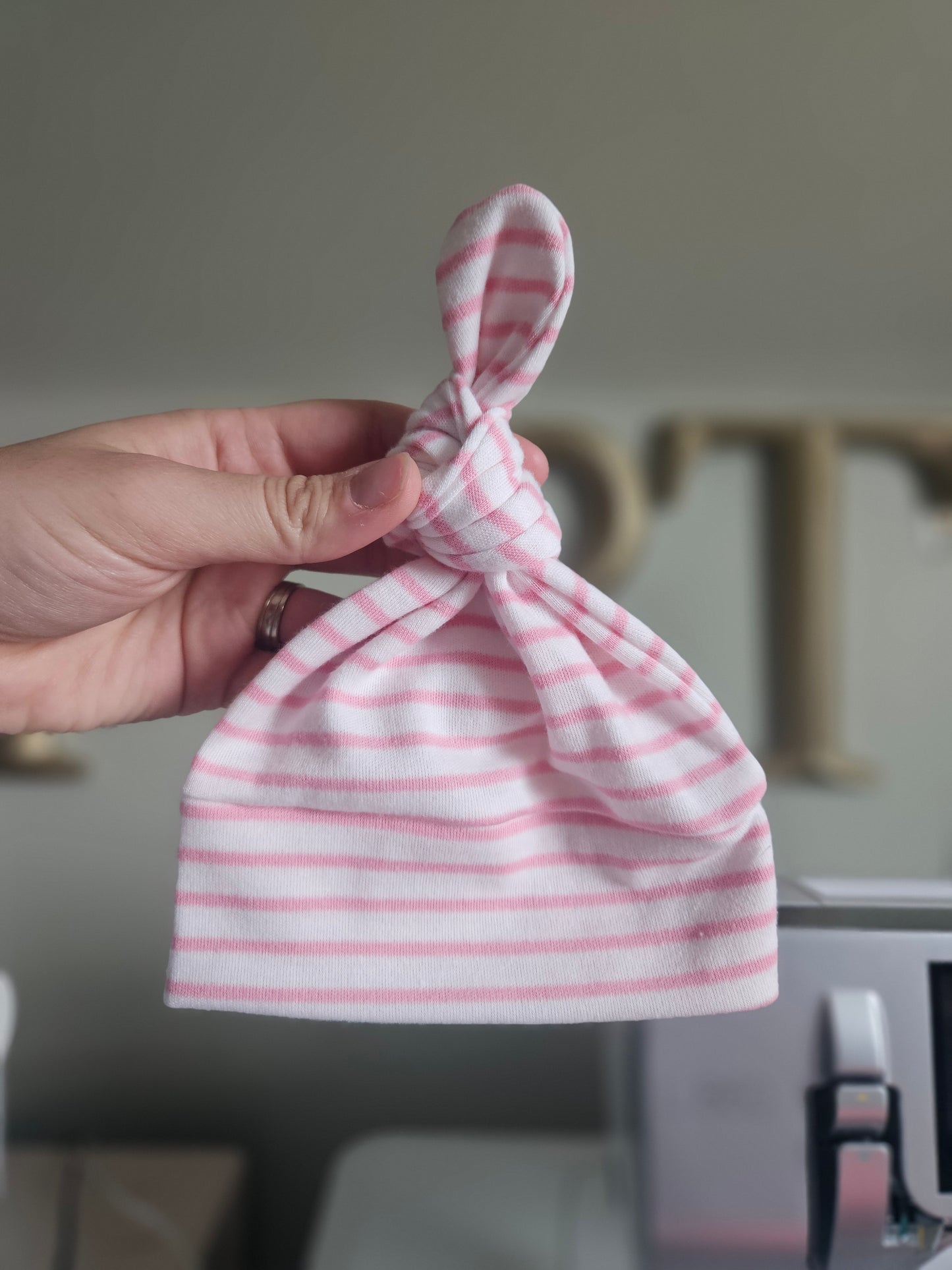 Newborn- Single Top Knot Hat