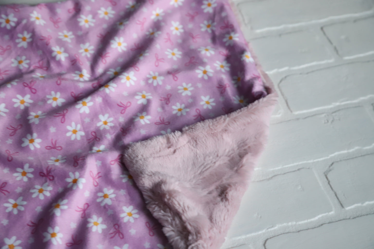 Purple Dasies Lovey Blanket