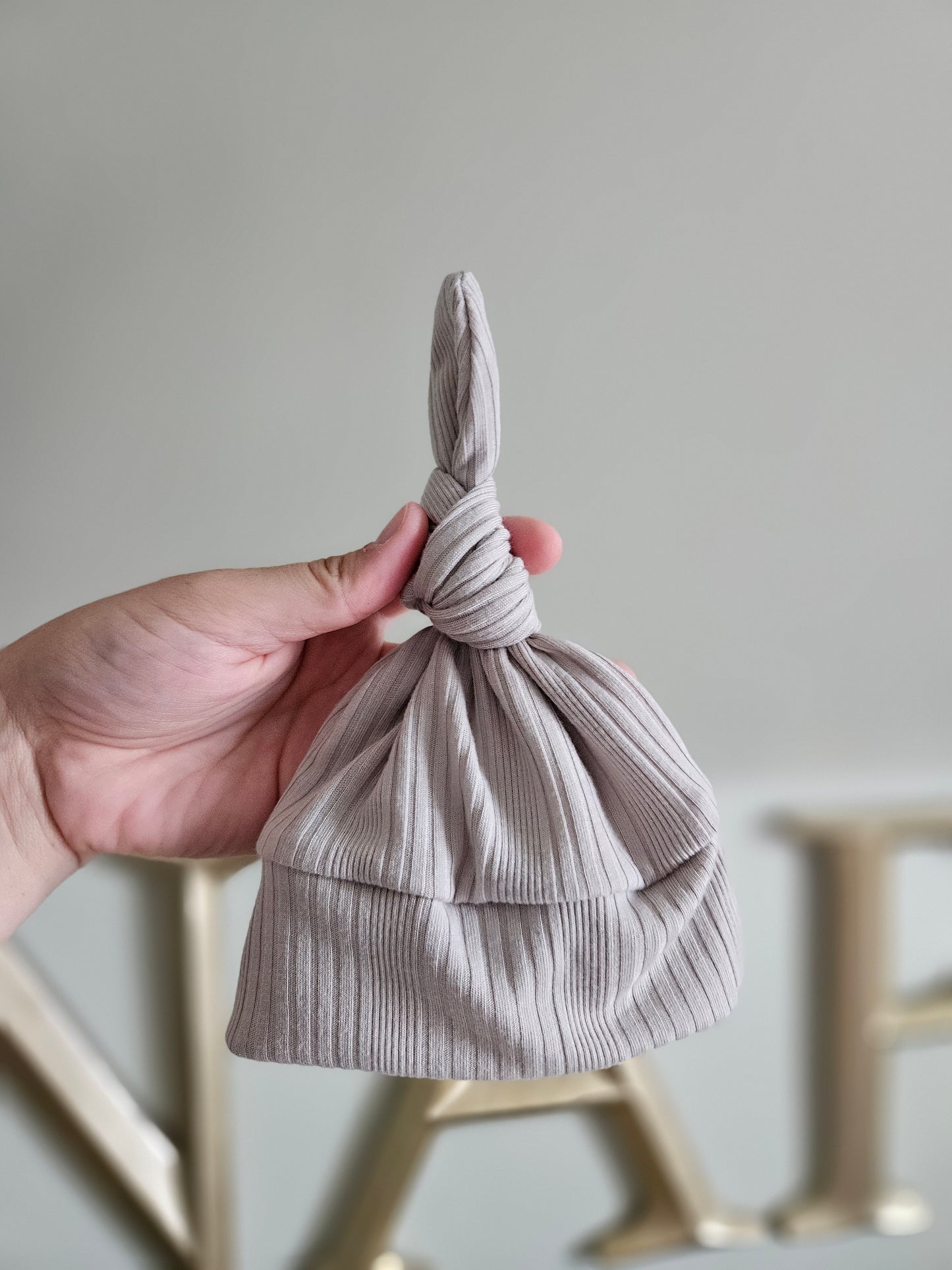 Newborn- Single Top Knot Hat