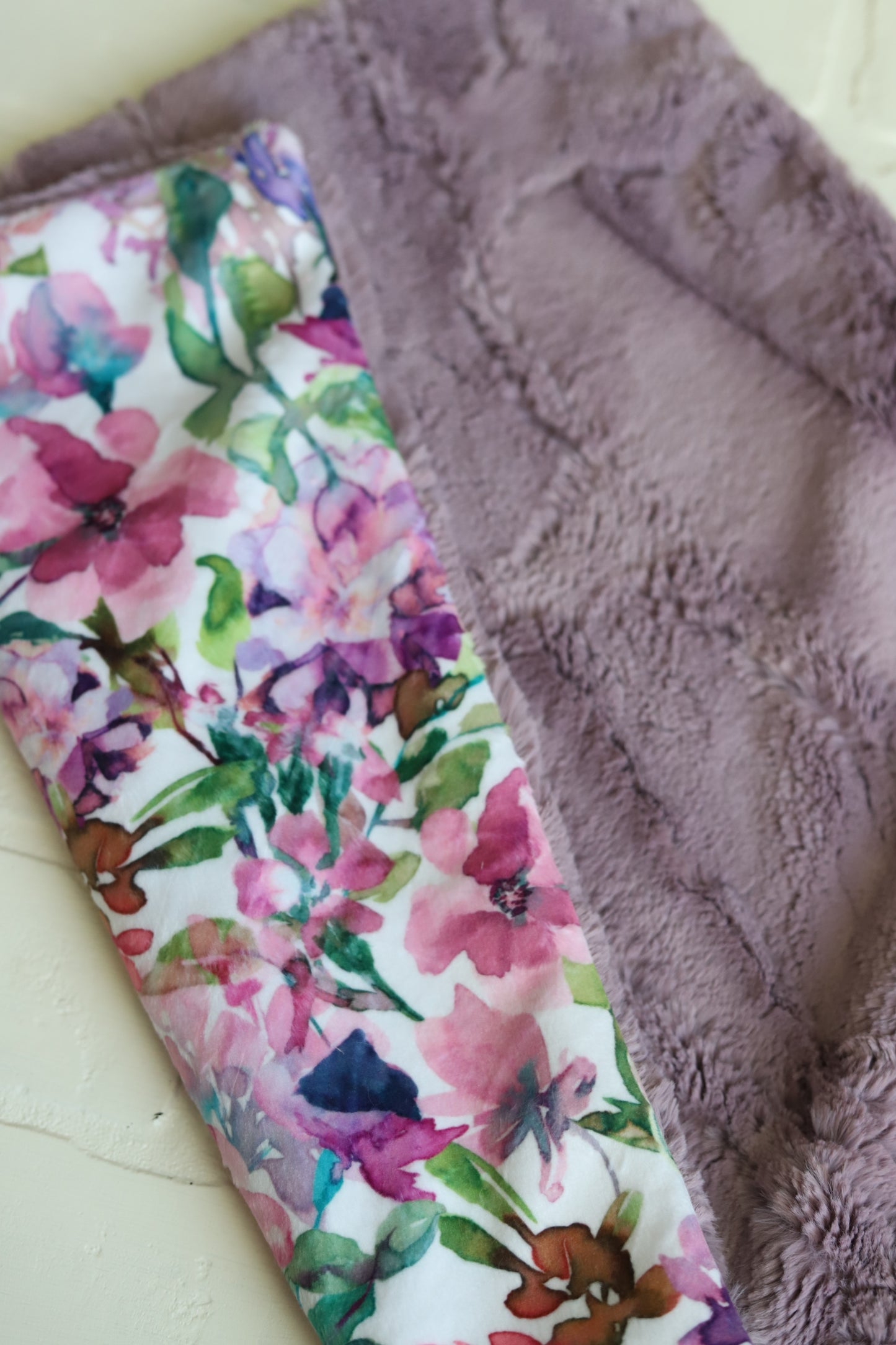 Purple Meadow Floral Lovey