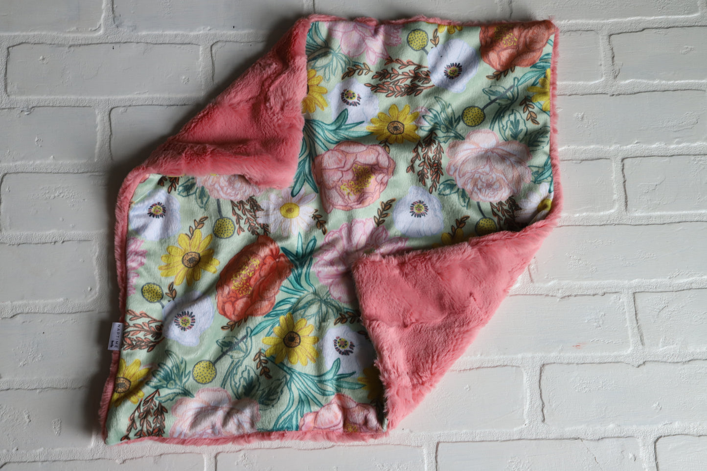 Vintage Boho Floral Lovey Blanket