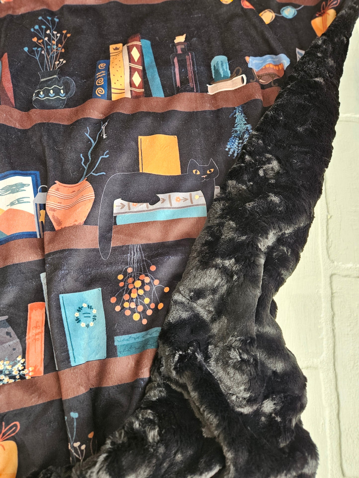 Library Bookcase XL Lovey Blanket (larger size)