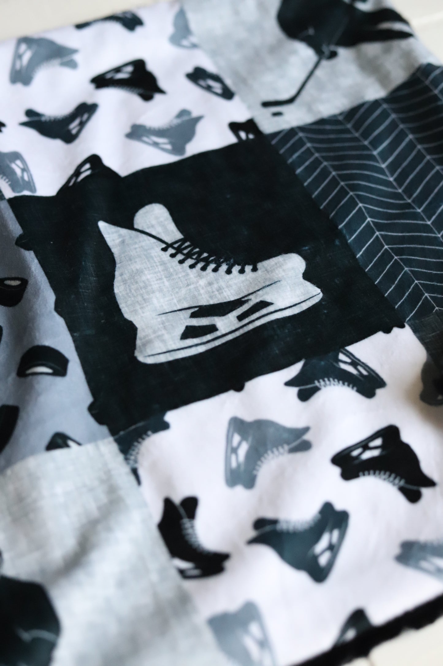 Hockey Quilt Lovey