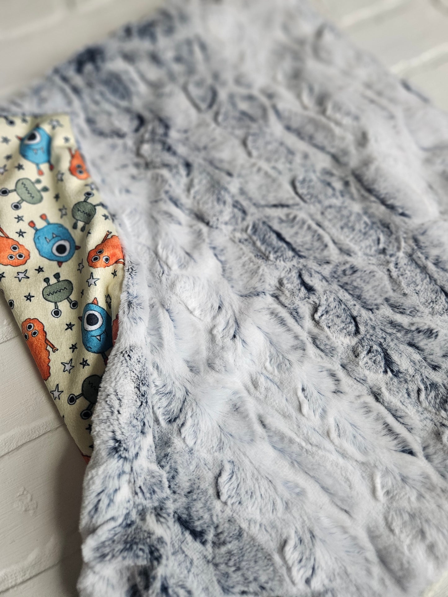 Monsters Lovey Blanket