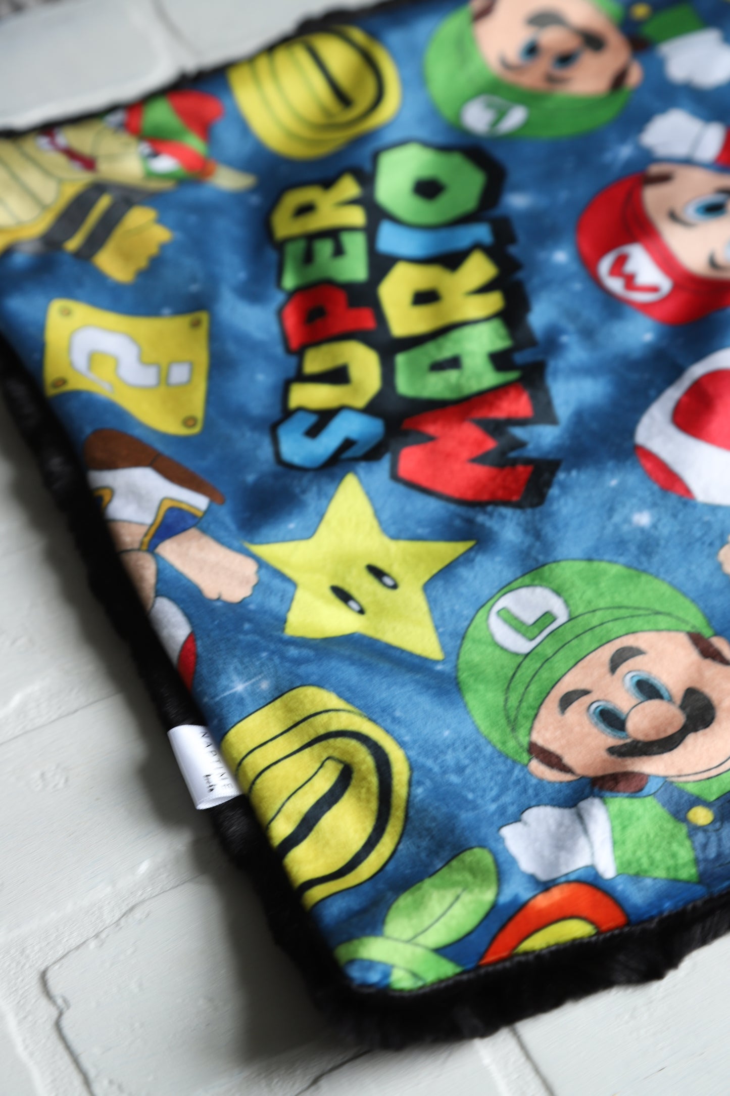 Super Mario Little People XL Lovey Blanket (larger size)