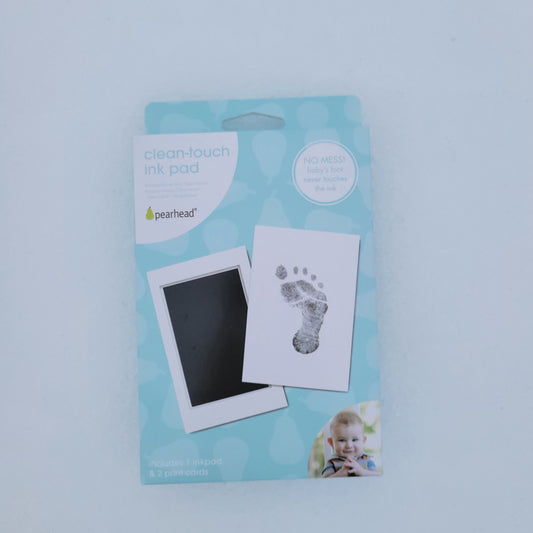 Baby Handprint or Footprint Clean-Touch Ink Pad Kit- Mess Free