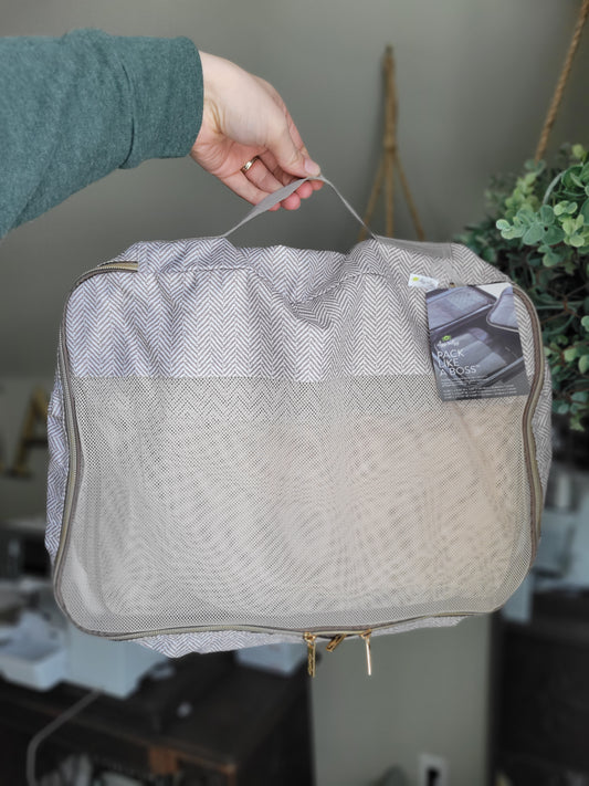 Taupe Pack Like A Boss™ - Packing Cubes Large Set Taupe