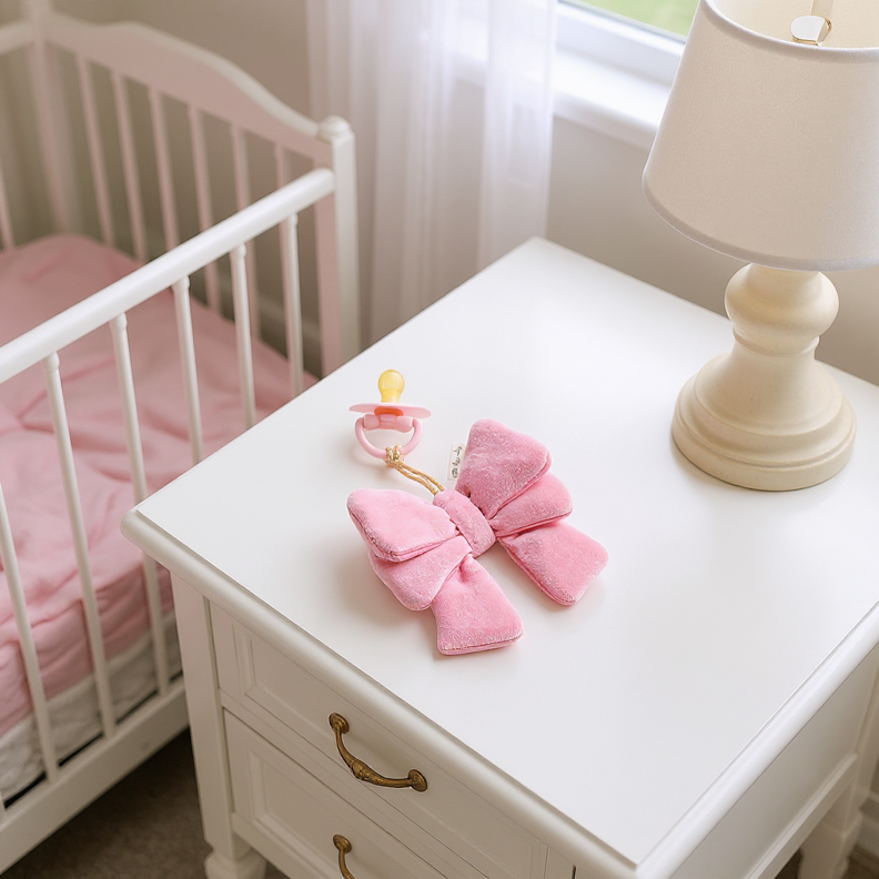 *NEW OPTIONS* Bitzy Pal Natural Rubber Pacifier & Plush: Bear