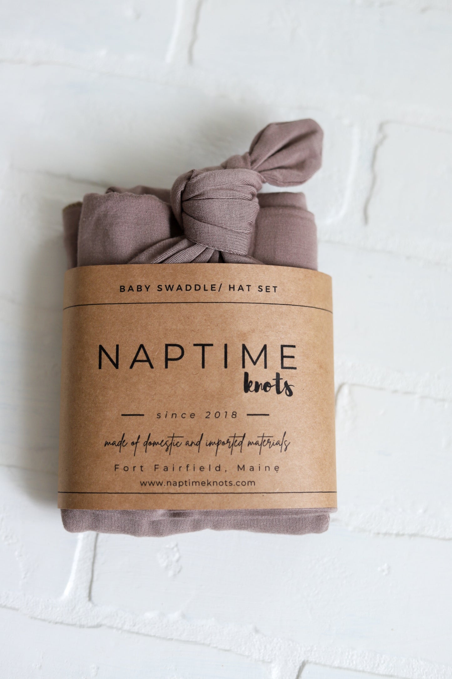 Bamboo NB Top Knot Hat/Swaddle Sets - Various Color Options!