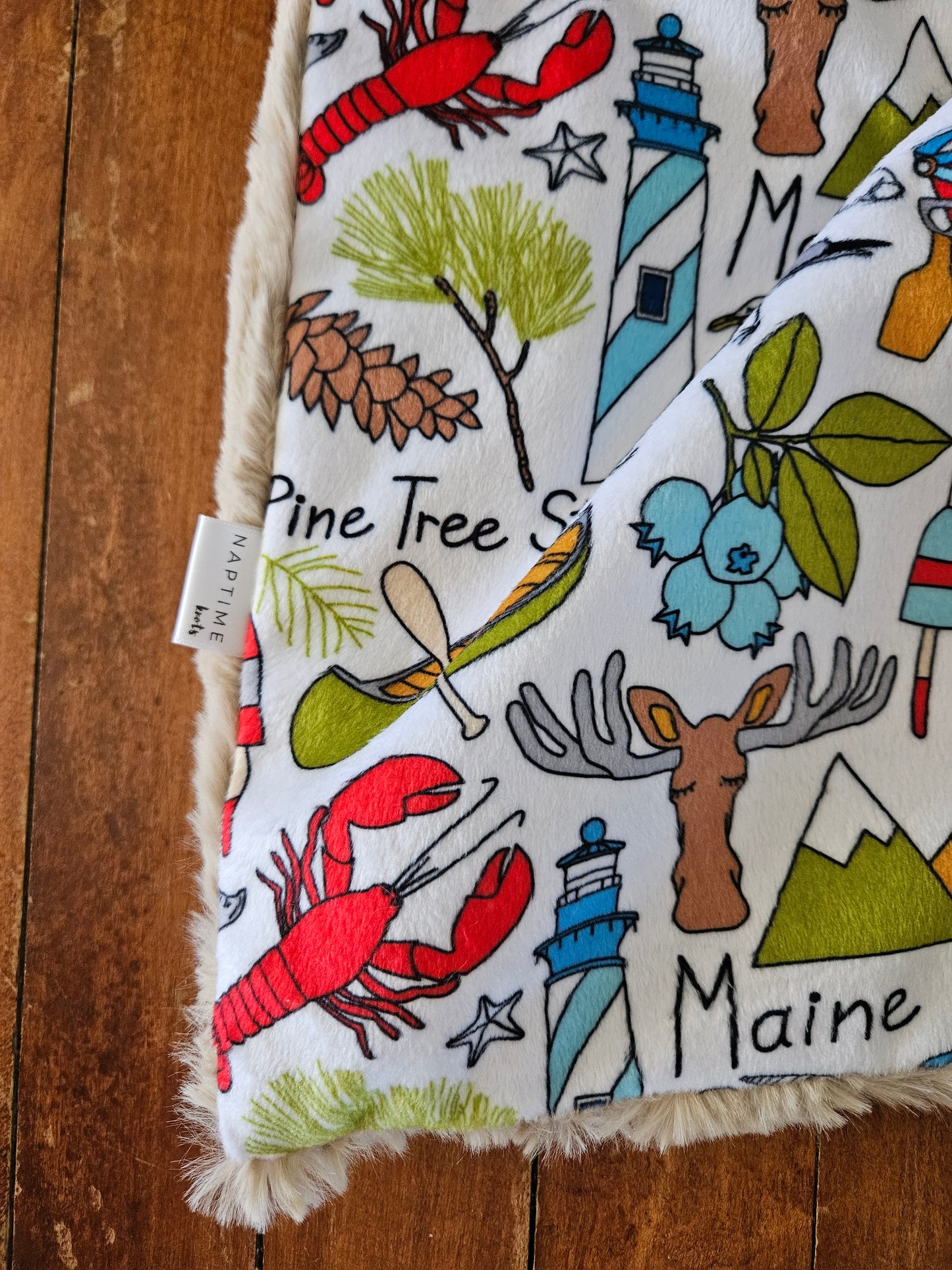 MAINE XL Lovey Blanket (larger size)