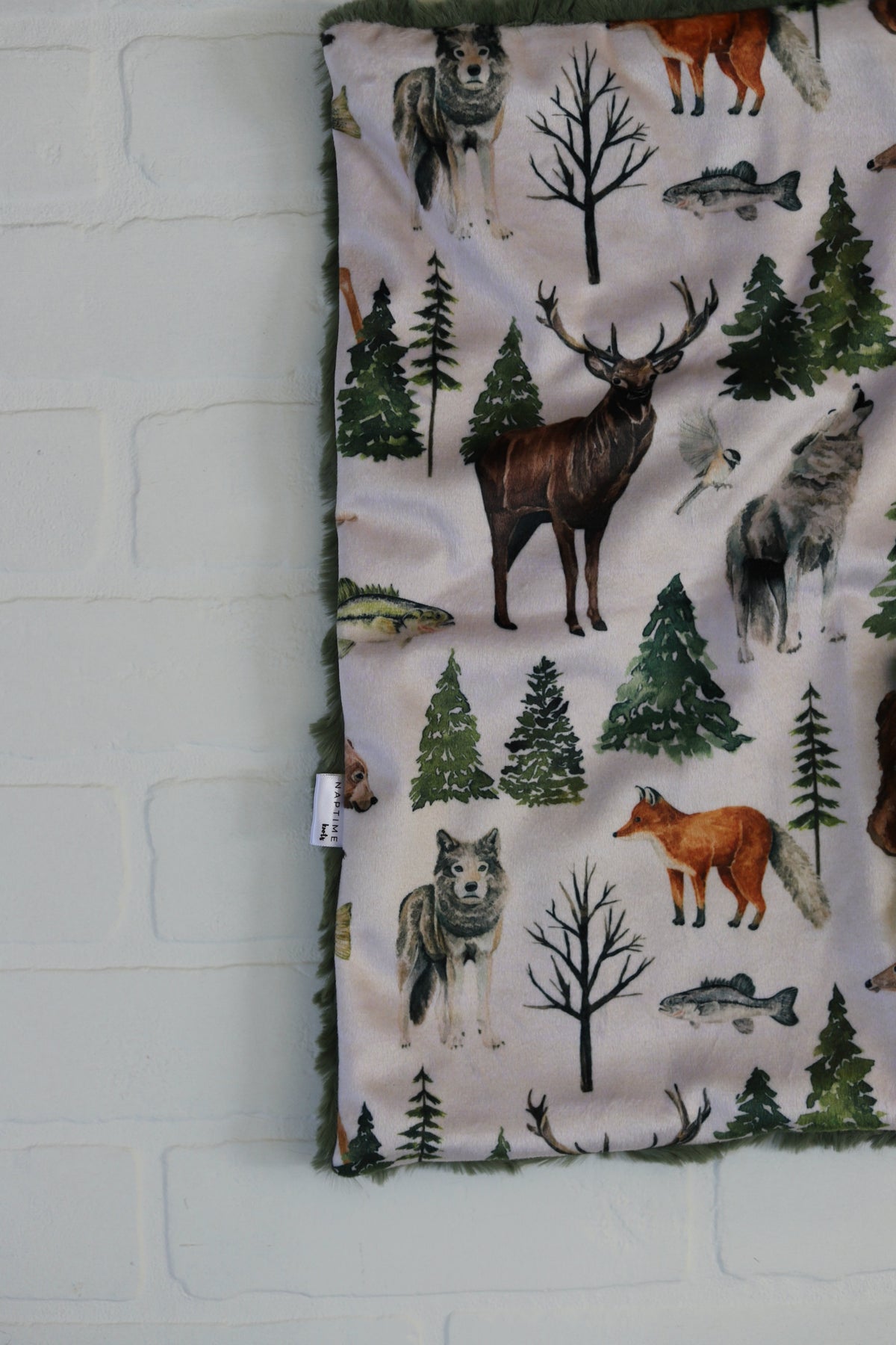 Woodland Animals Lovey Blanket