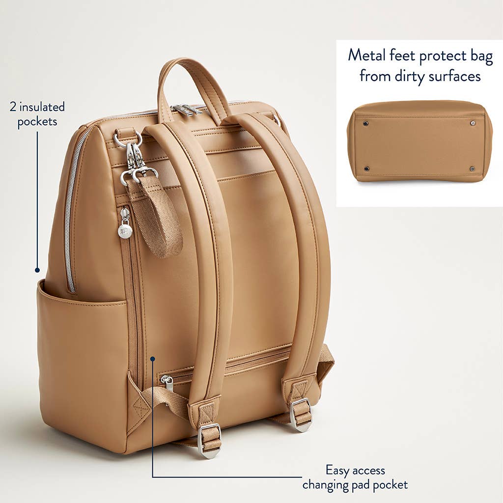 *NEW* Eras Backpack™ Diaper Bag: Chai Latte