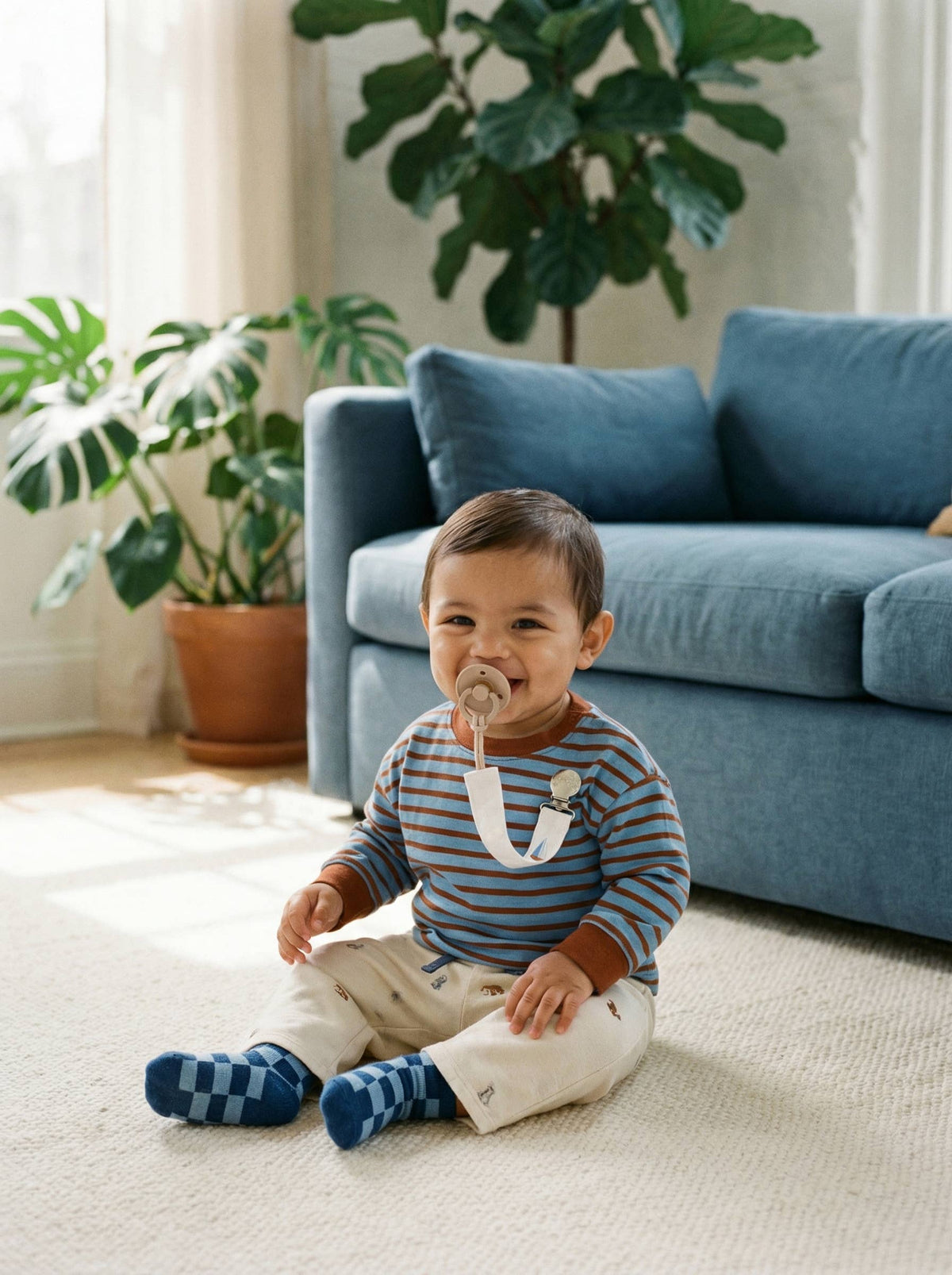 *NEW* Itzy Clip™ - Fabric Pacifier Strap: Bow
