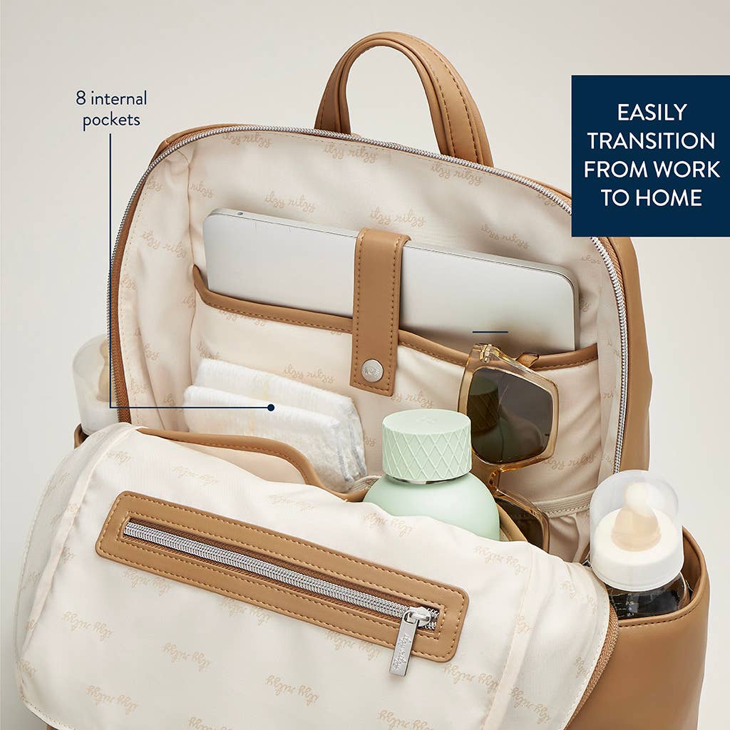 *NEW* Eras Backpack™ Diaper Bag: Chai Latte