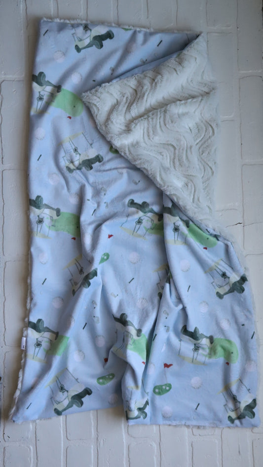 Golf XL Lovey Blanket (larger size)