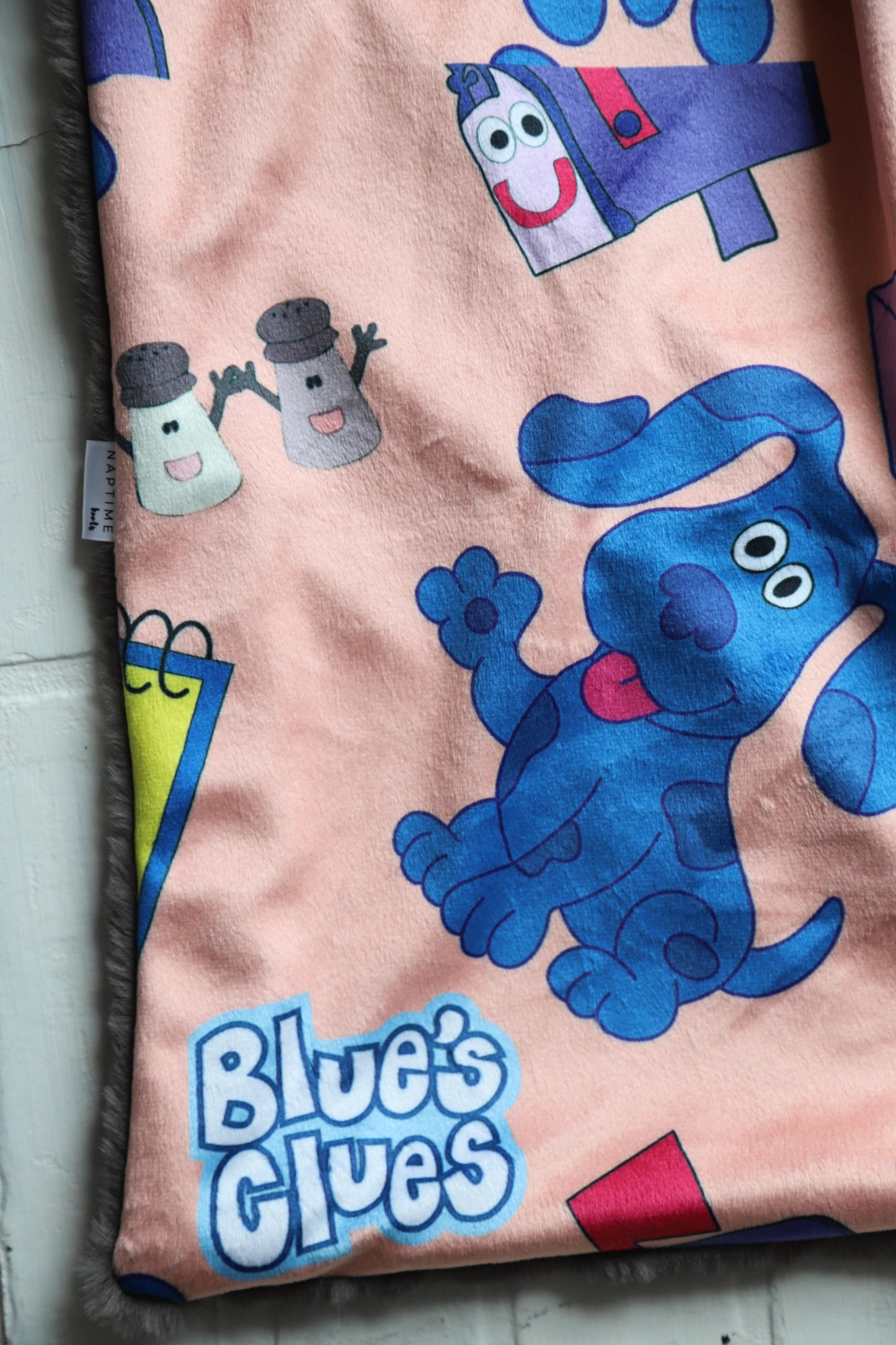 MISPRINT Blue Clue's XL Lovey Blanket (larger size)