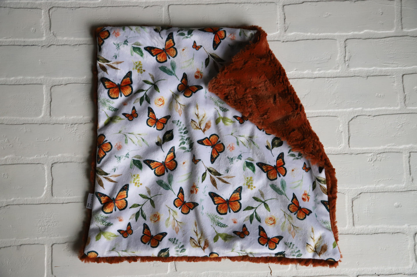 Monarch Butterfly Lovey Blanket