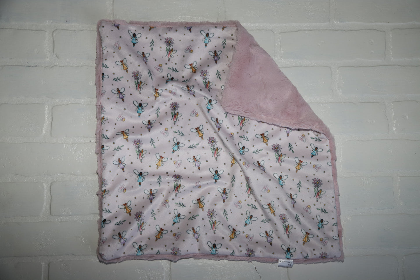 Purple Fairies Lovey Blanket