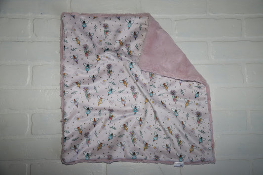 Purple Fairies Lovey Blanket