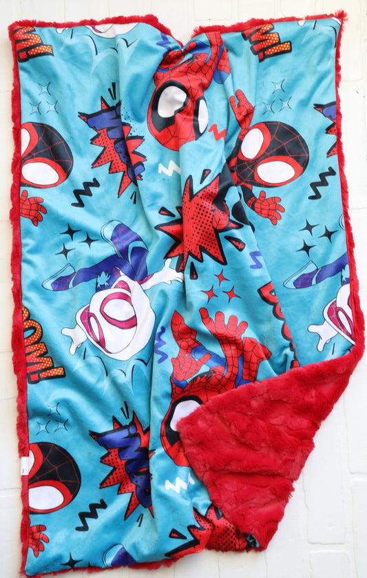 Spidey XL Lovey Blanket (larger size)