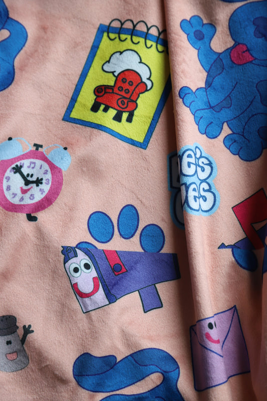 MISPRINT Blue Clue's XL Lovey Blanket (larger size)