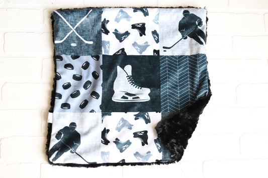 Hockey Quilt Lovey