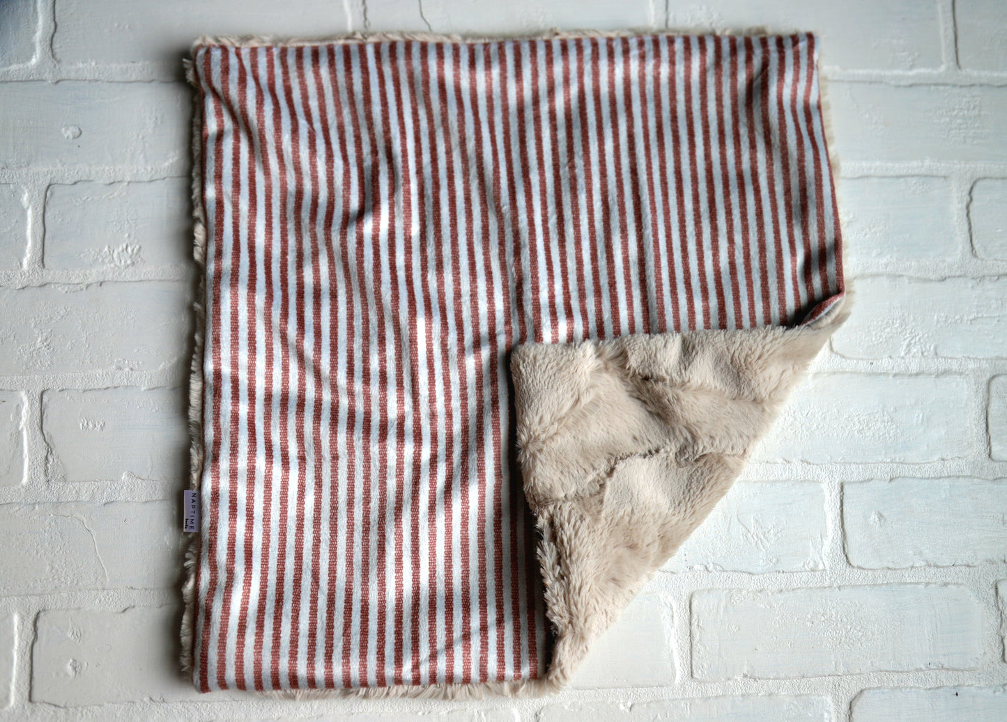 Vintage Stripe Lovey Blanket