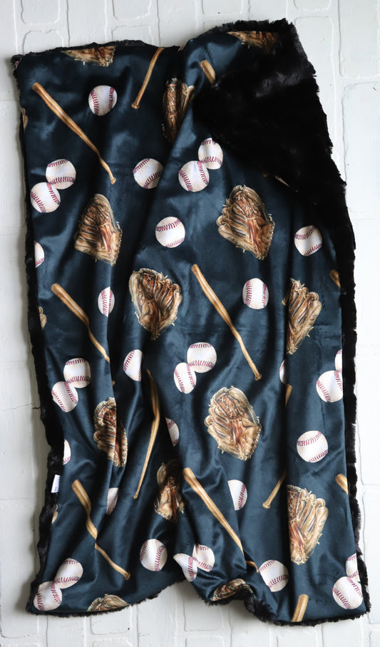 Baseball XL Lovey Blanket (larger size)