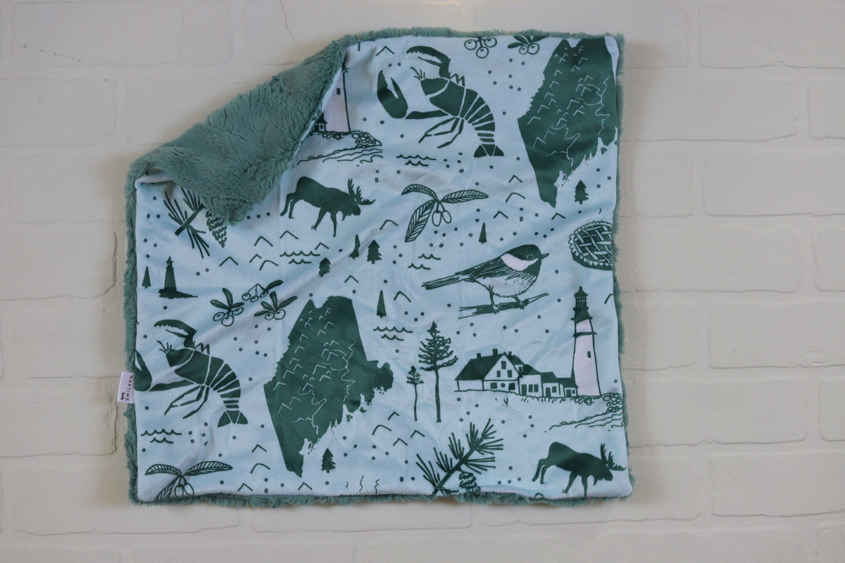 Maine Adventure Lovey Blanket
