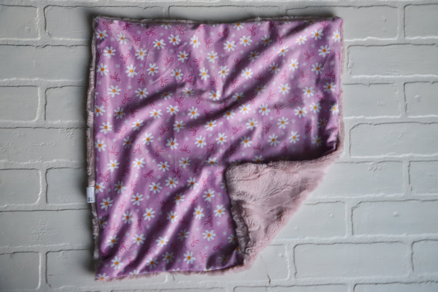 Purple Dasies Lovey Blanket