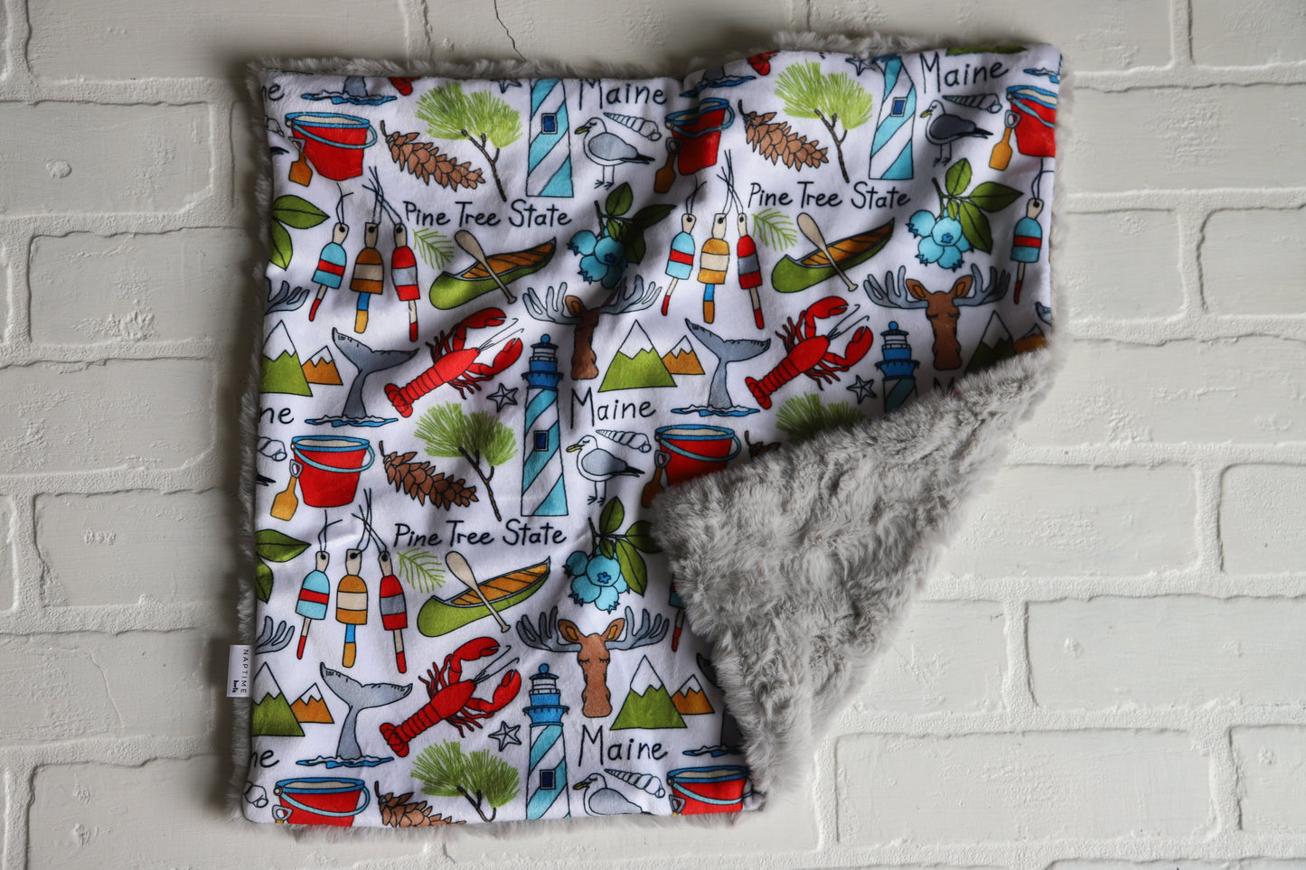 MAINE Icons Lovey Blanket
