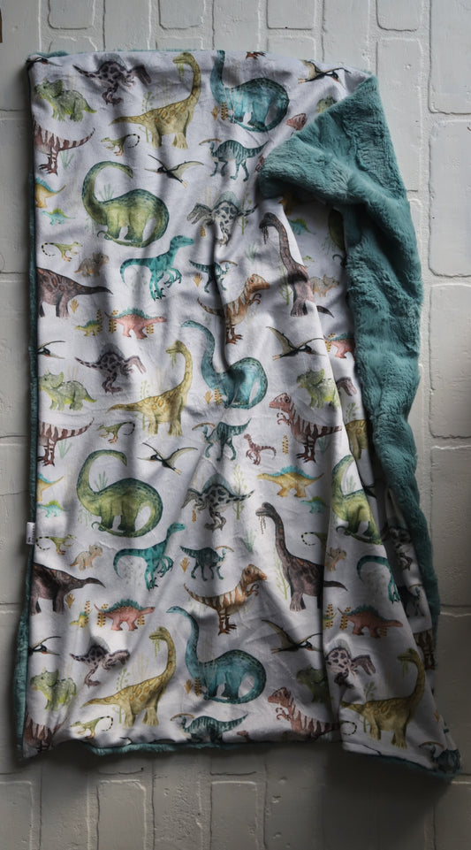 Dinosaur XL Lovey Blanket (larger size)